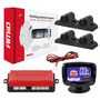 Parking assistant system LED-GRAF 4 sensor black TRUCK 19mm, AMiO 5903293022801