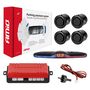 Parking sensor 4 MAX LED black GOLD 18mm, AMiO 5903293022900