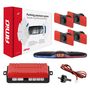 Parking assistant system MAX LED 4 sensor black inside mount 16,5mm, AMiO 5903293022917