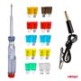 Standard car fuses set with test pen AMIO-03523 AMIO-03523 5903293035238