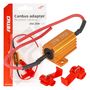 LED Canbus relay resistor 25Ω 25W AMIO-04093, AMiO 5903293040935