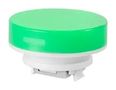 ROUND PB CAP, SWITCH, POLYCARBONATE, GRN AT4054FJ