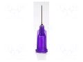 Needle: steel; 1.5"; Size: 21; straight; Mounting: Luer Lock METCAL 921150-TE