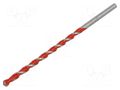 Drill bit; Ø: 8mm; 5/16"; L: 200mm; steel; tungsten carbide ALPEN-MAYKESTAG ALP.72900800100