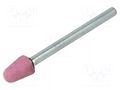 Grindingstone; metal,steel; ceramics; plunger; 3mm; conical ABRA BETA AB000902003