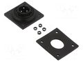 Connector: circular; socket; male; PIN: 3; 12A; 250V; IP68; UL94V-0 BULGIN PX0765/P