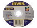Cutting wheel; Ø: 125mm; stone,brick type materials; 22.23mm IRWIN IRW-IW8082140