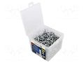 Rivet; aluminium; Rivet diam: 4mm; L.rivet: 10mm; 800pcs. HÖGERT TECHNIK HT2C174