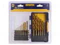 Drill set; for metal; high speed steel; HSS PRO-TiN; metal,steel IRWIN IRW-IW3038501