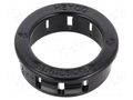 Grommet; Ømount.hole: 31.8mm; Øhole: 23.8mm; black; UL94V-2 KEYSTONE KEYS8481