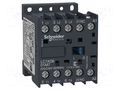 Contactor: 3-pole; NO x3; Auxiliary contacts: NO; 48VAC; 6A; W: 45mm SCHNEIDER ELECTRIC LC1K0610E7