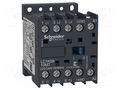 Contactor: 3-pole; NO x3; Auxiliary contacts: NO; 24VAC; 9A; W: 45mm SCHNEIDER ELECTRIC LC1K0910B5