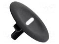 Actuator lens; 22mm; Harmony XB4; Actuator colour: black SCHNEIDER ELECTRIC ZBA2935
