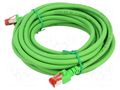 Patch cord; RJ45 plug,both sides; U/UTP; 6; stranded; Cu; 0.5m; PVC HELUKABEL HELUKAT-803121
