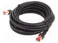 Patch cord; RJ45 plug,both sides; U/UTP; 6; stranded; Cu; 1m; PVC HELUKABEL HELUKAT-803138