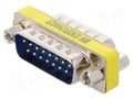 Transition: adapter; D-Sub 15pin male,both sides CONNFLY DS1082-02-15P8LNDS