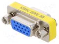 Transition: adapter; D-Sub 15pin HD female,both sides CONNFLY DS1082-03-15F8LNCC