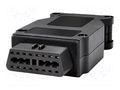 Connector: diagnostic OBD II; black; 10A; Insulation: polyamide SCHÜTZINGER SET814024VGB-SW