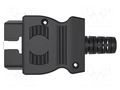 Connector: diagnostic OBD II; black; 10A; Insulation: polyamide SCHÜTZINGER SET915612V-SW