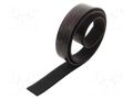 Tape: hook and loop; W: 25mm; L: 1m; Thk: 5.7mm; acrylic; black 3M 3M-SJ3551CF-25-1