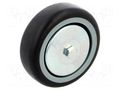 Transport wheel; Ø: 75mm; W: 25mm; 40kg; rubber; Shore hardness: 75 COLSON WDPE-0755-1001