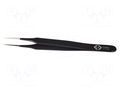 Tweezers; Blade tip shape: sharp; Tweezers len: 110mm; ESD C.K CK-T2388D