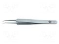 Tweezers; 110mm; for precision works; Blades: curved,narrowed C.K CK-T2330