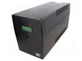 Power supply: UPS; 1.4kW; 2kVA; 207÷253V; 380x158x198mm; 9Ah GREEN CELL GC-UPS09