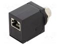 Adapter; M12 female X coded,RJ45 socket; X code-ProfiNET PANDUIT ICAM12XRJS