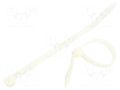 Cable tie; L: 120mm; W: 4.8mm; natural; polyamide; 220N; 100pcs. RADPOL TOOCW012004801