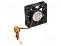 Fan: DC; axial; 12VDC; 60x60x15mm; 32.7dBA; EBR; 4300rpm; 2.55mmH2O Akasa AK-6015MS