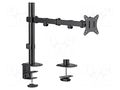 Monitor holder; 9kg; 17÷32"; Arm len: 441mm; for one monitor GEMBIRD MA-D1-01