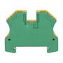 PE terminal WPE 6, Screw connection, 6 mm², Green/yellow, Weidmuller 1010200000 4008190090098