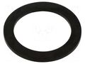 Gasket; NBR caoutchouc; Thk: 1.5mm; Øint: 23.3mm; M25; black TE Connectivity 1SNG609013R0000