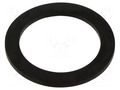 Gasket; NBR caoutchouc; Thk: 1.5mm; Øint: 23.3mm; M25; black TE Connectivity 1SNG609013R0000