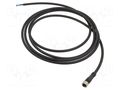 Cable: for sensors/automation; M8; PIN: 4; straight; 2m; plug; 75VDC TELEMECANIQUE SENSORS XZCP0941L2