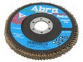 Flap grinding wheels; Ø: 115mm; Granularity: 40; 22.23mm ABRA BETA AB001090304