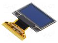 Display: OLED; graphical; 0.96"; 128x64; Dim: 26.7x19.26x1.26mm RAYSTAR OPTRONICS REX012864CYAP3N01