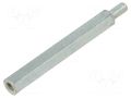 Screwed spacer sleeve; 60mm; Int.thread: M5; Ext.thread: M5 BM GROUP BMQSMS060M5