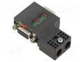 Wtyk; 59x35.6x15.8mm; IP20; Interface: Profibus; 12Mbps SIEMENS 6ES7972-0BB52-0XA0