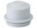 Grommet; elastomer thermoplastic TPE; light grey; 8÷23mm; IP65 HENSEL HENSEL-EDK-32