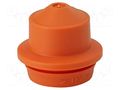 Grommet; elastomer thermoplastic TPE; orange; 6÷13mm; IP65,IP66 HENSEL HENSEL-EDKF-20