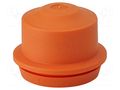 Grommet; elastomer thermoplastic TPE; orange; 8÷23mm; IP65,IP66 HENSEL HENSEL-EDKF-32