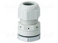Cable gland; M25; 1.5; IP66,IP67; polyamide; light grey HENSEL HENSEL-KBM-25