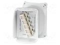 Enclosure: junction box; X: 155mm; Y: 210mm; Z: 92mm; IP66,IP67; grey HENSEL HENSEL-KF-1616-G