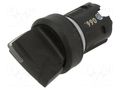 Switch: rotary; 22mm; Stabl.pos: 3; black; round; Pos: 3 SIEMENS 3SU1002-2BL10-0AA0