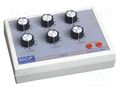 Decade box: resistance; 1Ω÷1MΩ; Number of ranges: 6; 1mA MCP BXR-06