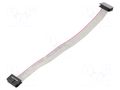 Ribbon cable with IDC connectors; Tape ph: 1mm; Contacts ph: 2mm CONNFLY DS1052-01-10NA2015