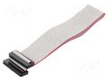Ribbon cable with IDC connectors; Tape ph: 1mm; Contacts ph: 2mm CONNFLY DS1052-01-30MA2030