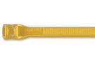 CABLE TIE, WIDE, YELLOW, PK100 IT9100-CUV4Y